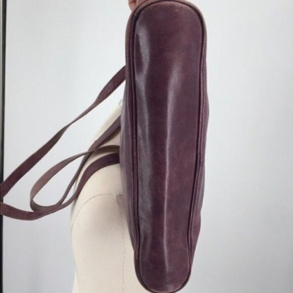 Top Gun purse leather purple shoulder bag BoxV - Picture 5 of 10